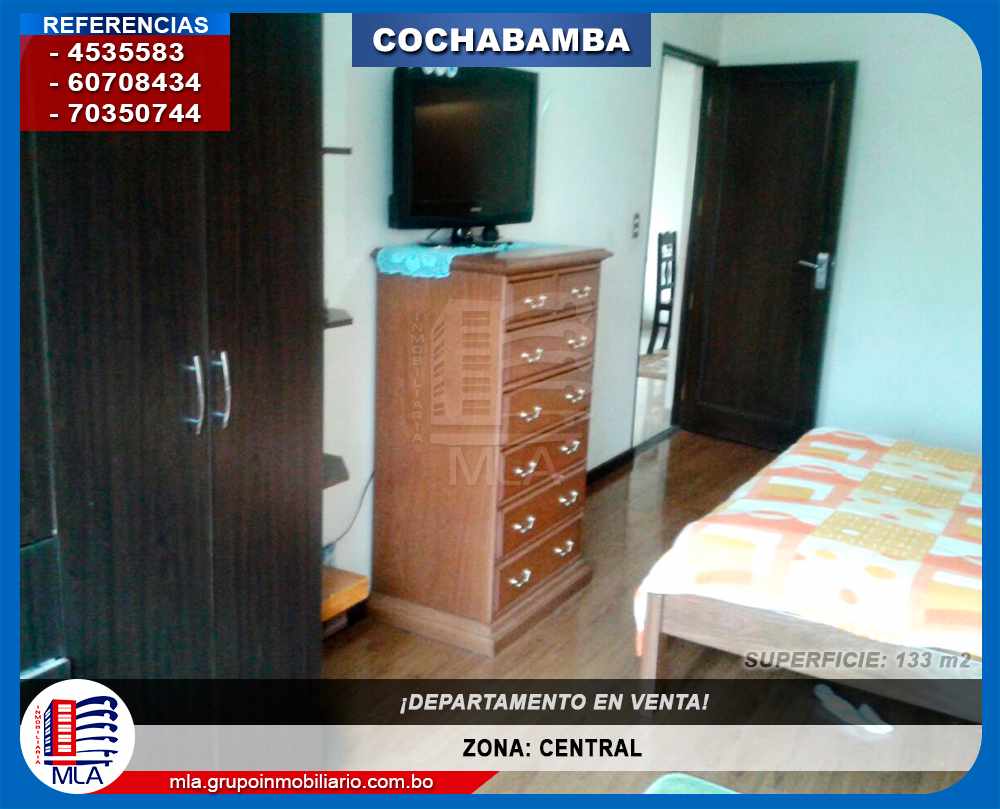 Departamento en VentaZONA: Central 3 dormitorios 1 baños 1 parqueos Foto 1
