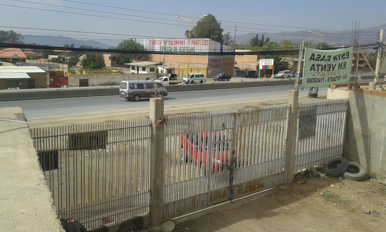 Terreno Carretera doble via quillacollo vinto km.18 media cuadra antes de llegar al puente kora1acera norte sn. Foto 4