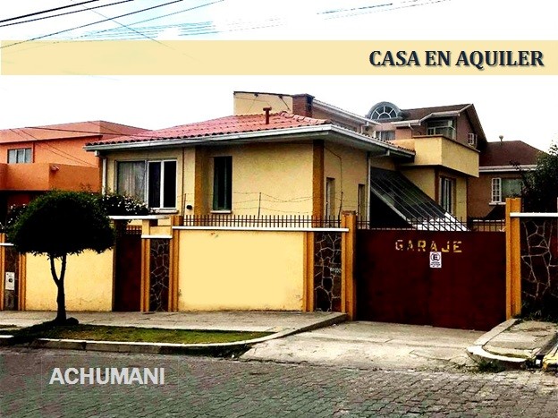 Casa en Achumani en La Paz 3 dormitorios 3 baños 4 parqueos Foto 1