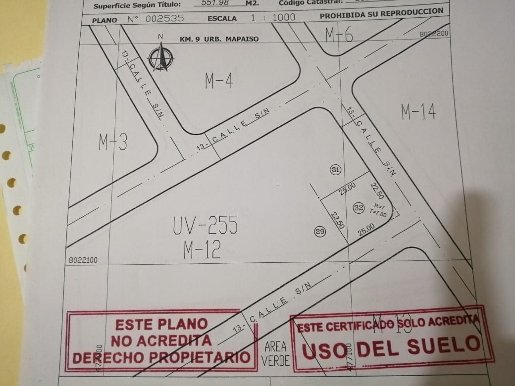 Terreno en VentaKm9, Urb. Mapaiso, La Guardia    Foto 1