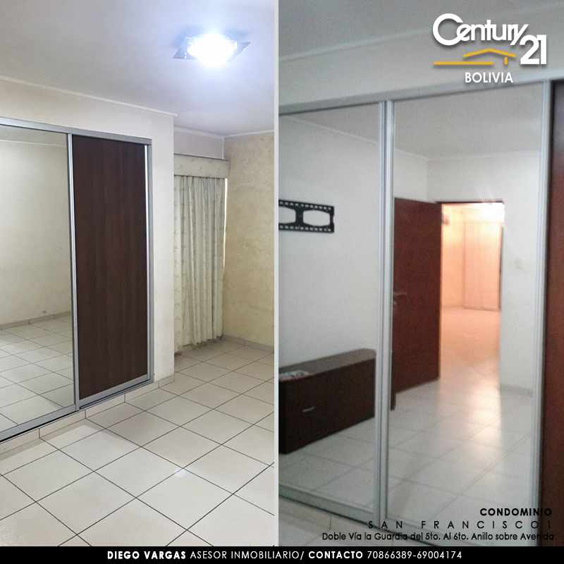 Departamento en Entre 5to y 6to anillo Sur en Santa Cruz de la Sierra 3 dormitorios 3 baños 1 parqueos Foto 3