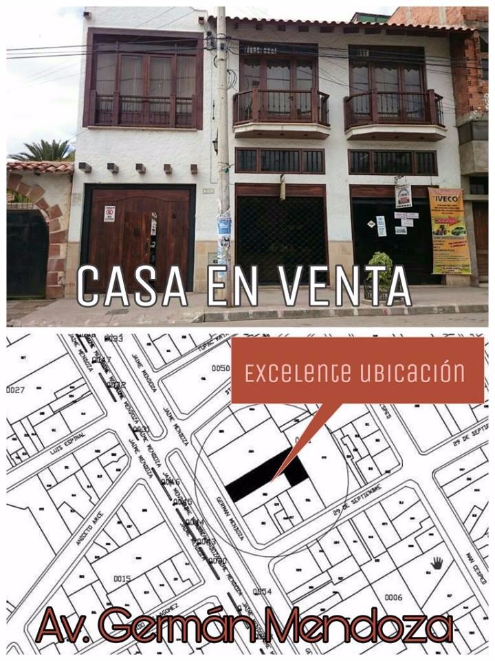 Casa en VentaGermán Mendoza N° 1451 entre Dtto. 130 y 29 de Septiembre Foto 1