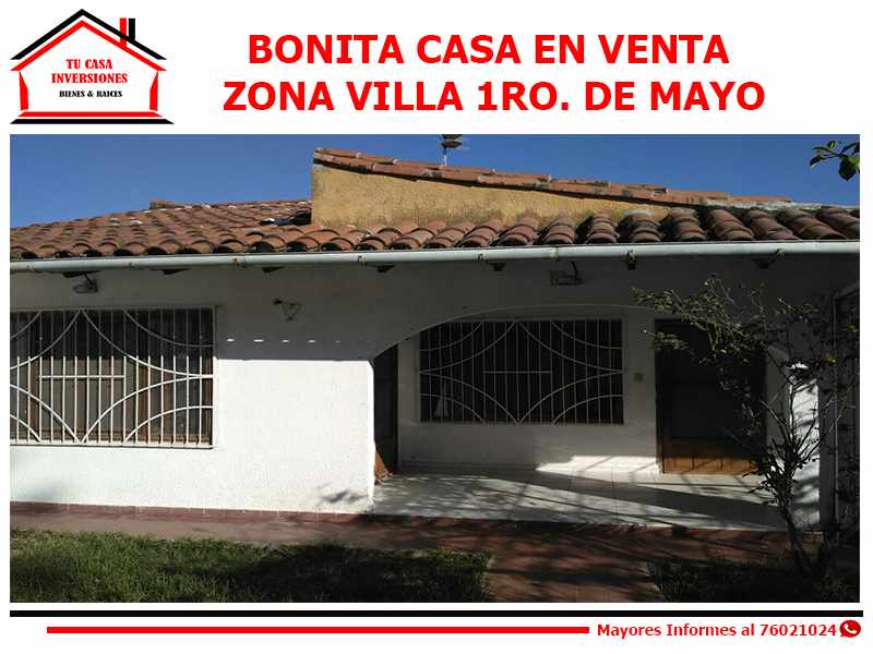 Casa Casa en Venta Zona Villa 1ro. de mayo B/Hermenca Foto 1
