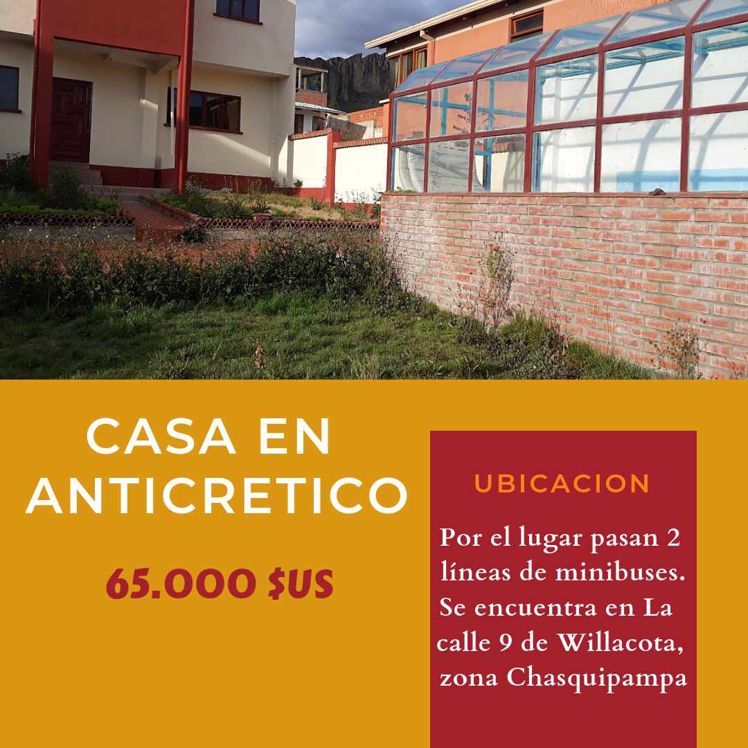 Casa en Chasquipampa en La Paz 4 dormitorios 3 baños 1 parqueos Foto 7