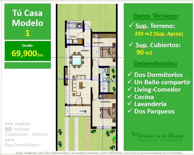 Casa en Entre 8vo y 9no anillo Norte en Santa Cruz de la Sierra 2 dormitorios 1 baños 2 parqueos Foto 10