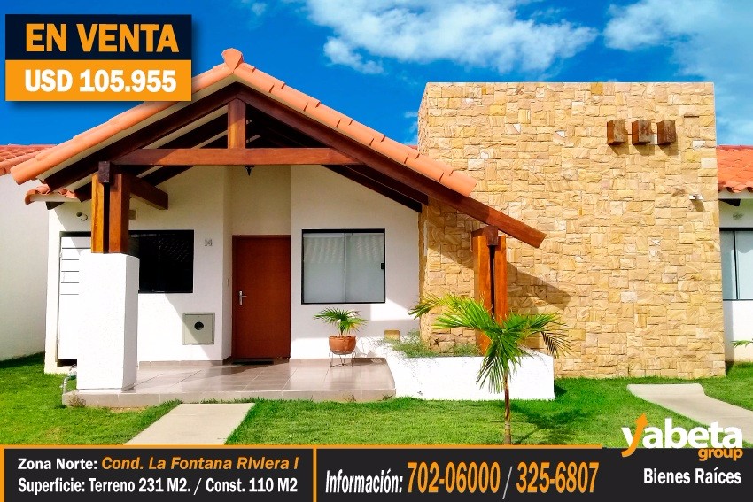 Casa en VentaCondominio La Fontana Riviera, Km. 9 al Norte y Av. G-77
 Foto 1