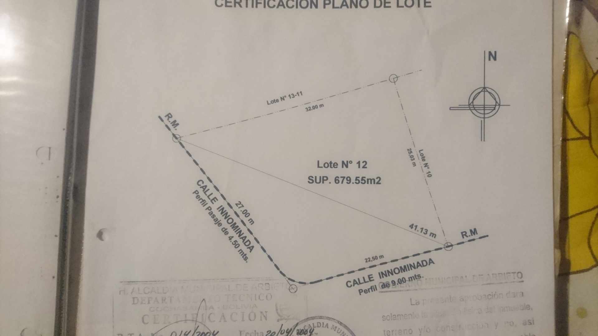 Terreno en Punata en Punata    Foto 1