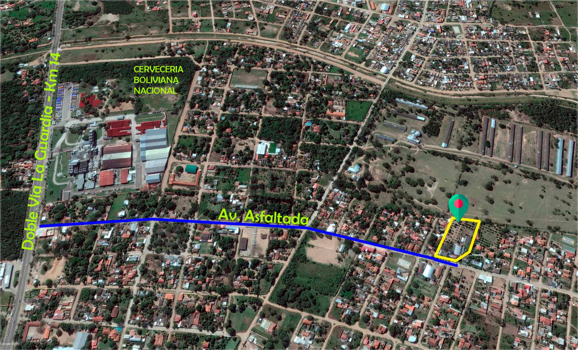 Terreno en Doble vía La Guardia en Santa Cruz de la Sierra    Foto 1