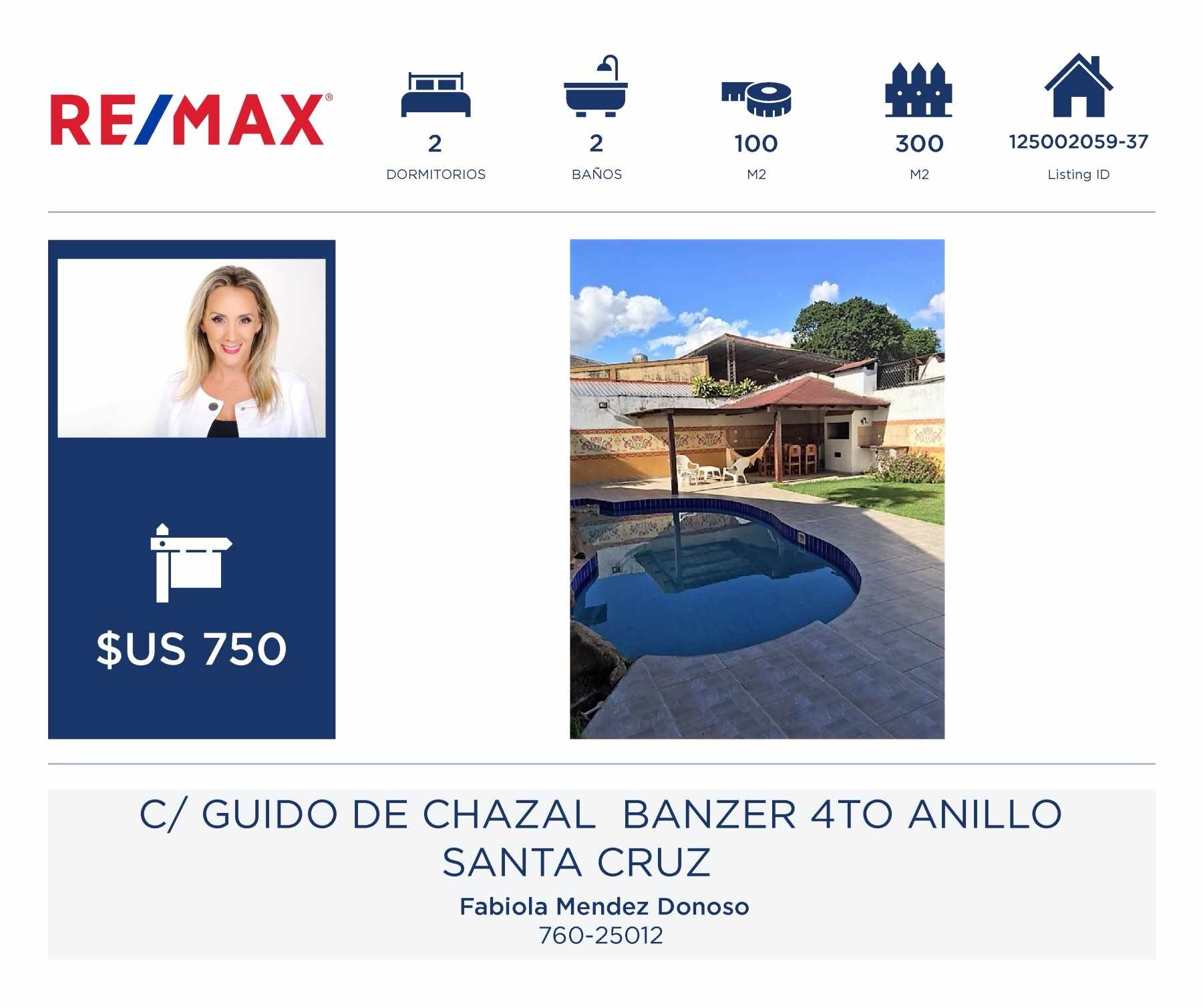 En Alquiler a $us 750 Foto 1