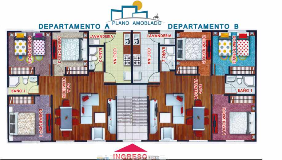 Departamento en Mallasa en La Paz 3 dormitorios 2 baños 1 parqueos Foto 4