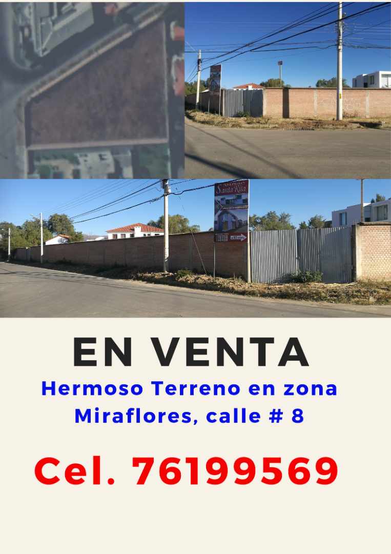 Terreno en Miraflores en Tarija    Foto 1