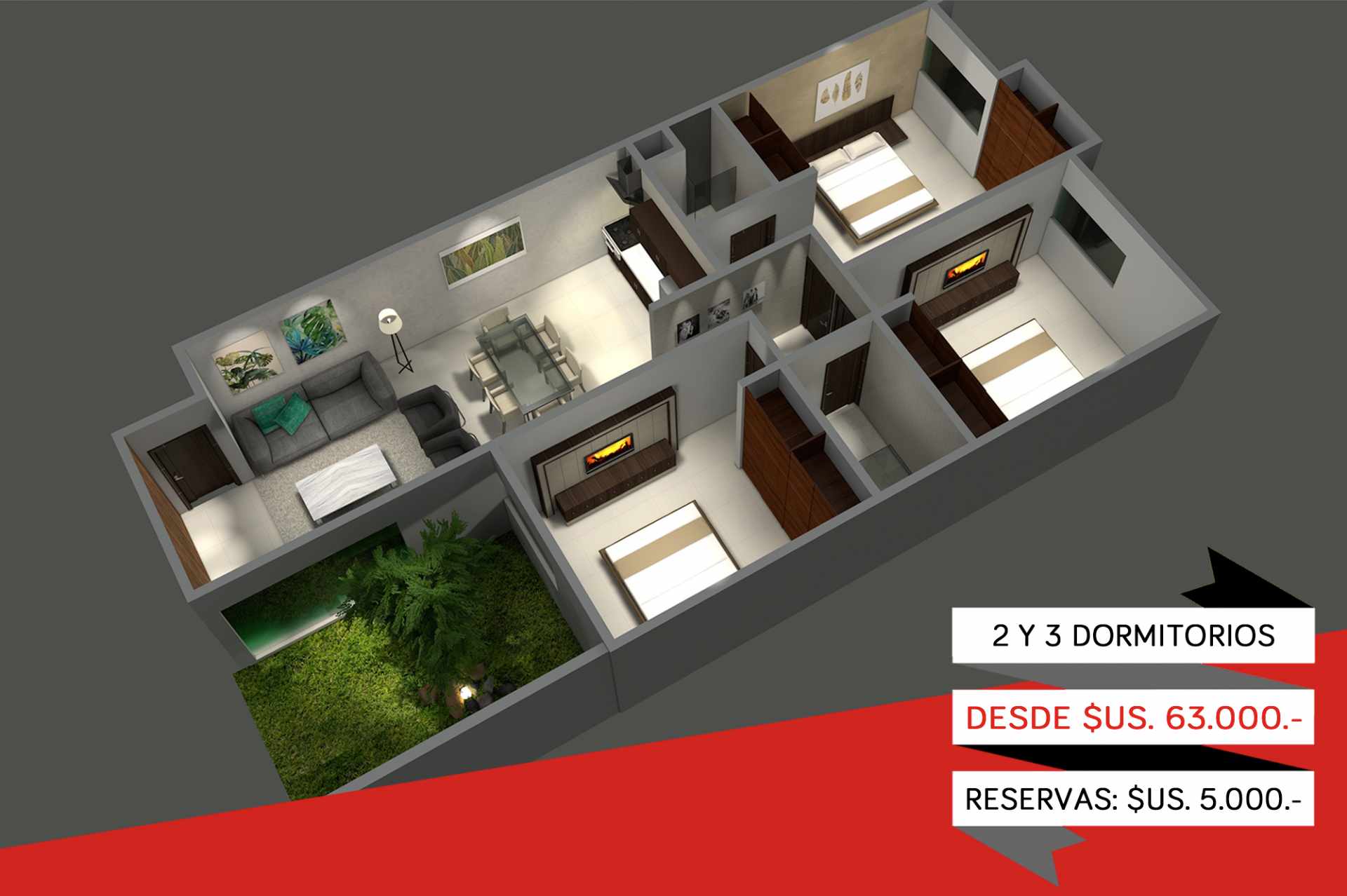 Departamento Barrio Las Misiones, 5to anillo entre Av. Santos Dumont y Av. San Pablo Foto 1