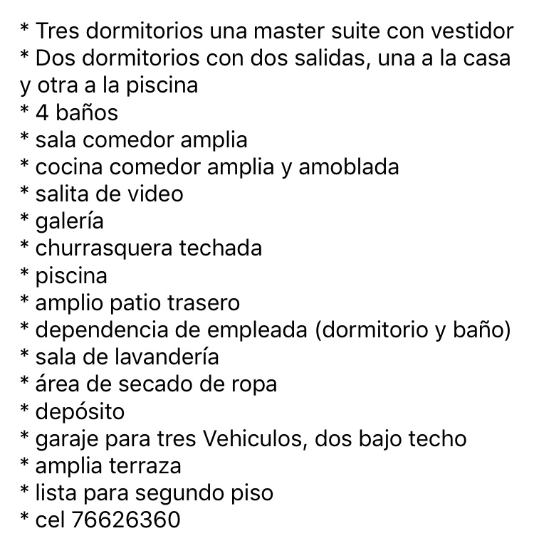 Casa en Carretera Norte en Santa Cruz de la Sierra 4 dormitorios 4 baños 3 parqueos Foto 8
