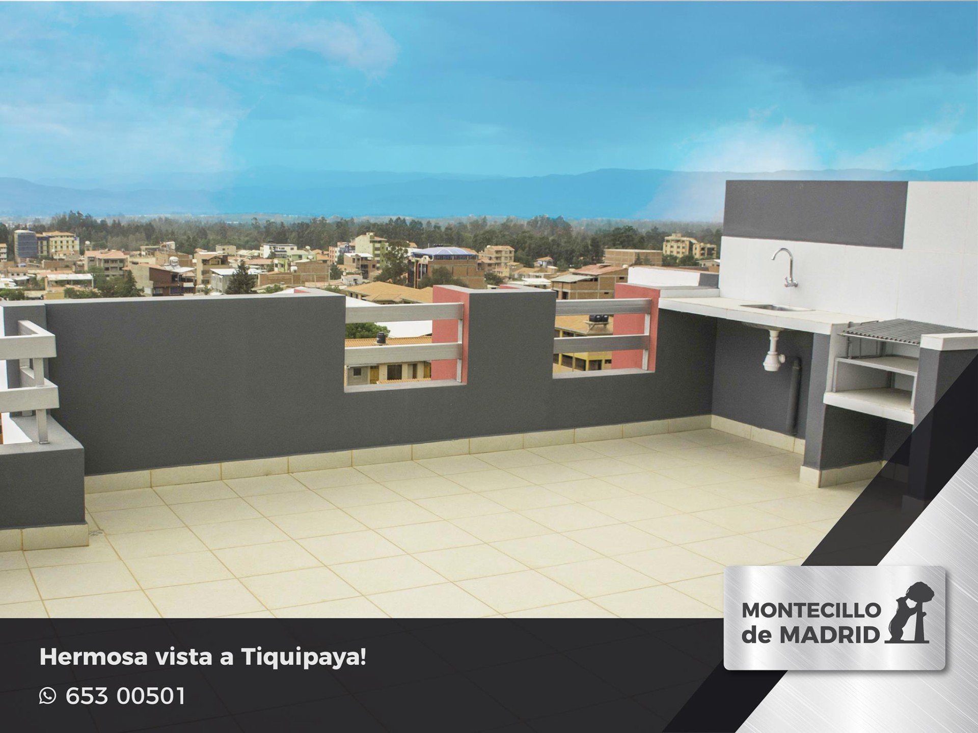 Departamento en VentaBeni y Reducto - Tiquipaya 2 dormitorios 2 baños 6 parqueos Foto 7