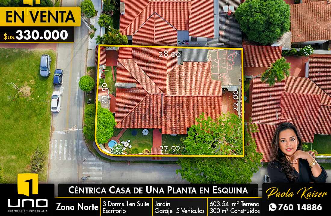 Casa en Entre 2do y 3er anillo Norte en Santa Cruz de la Sierra 4 dormitorios 4 baños 4 parqueos Foto 1