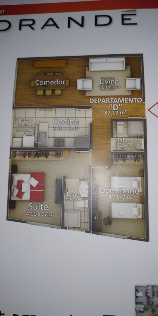 Departamento en Aranjuez en Cochabamba 2 dormitorios 2 baños  Foto 9