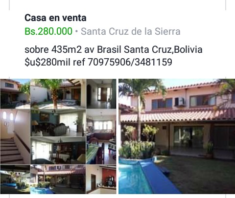 Casa en Entre 4to y 5to anillo Este en Santa Cruz de la Sierra 6 dormitorios 6 baños 3 parqueos Foto 1