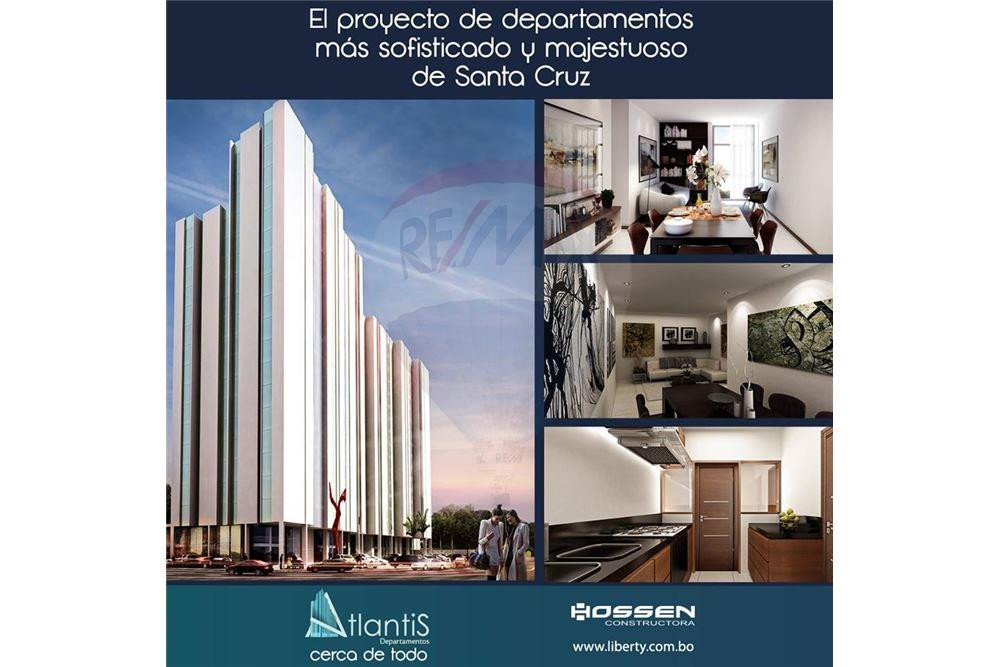 Departamento en VentaCONDOMINIO ATLANTIS - 7 ANILLO FRENTE AL HIPERMAXI SUPER CENTER 6TO PISO A ESTRENAR  2 dormitorios 2 baños  Foto 6