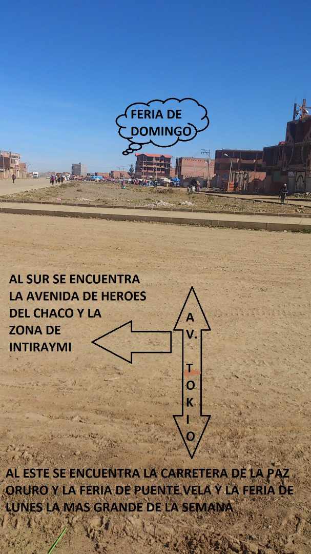 Terreno en 16 de Julio en El Alto    Foto 3