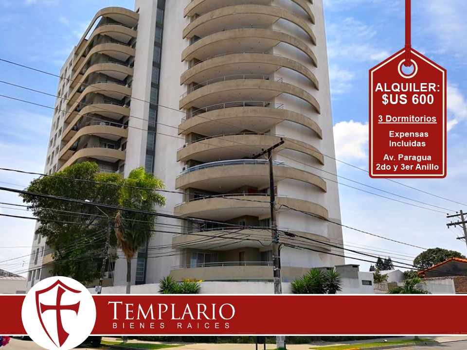 Departamento en AlquilerAv. Paragua 2do y 3er Anillo - Condominio Curupau Paragua Foto 10