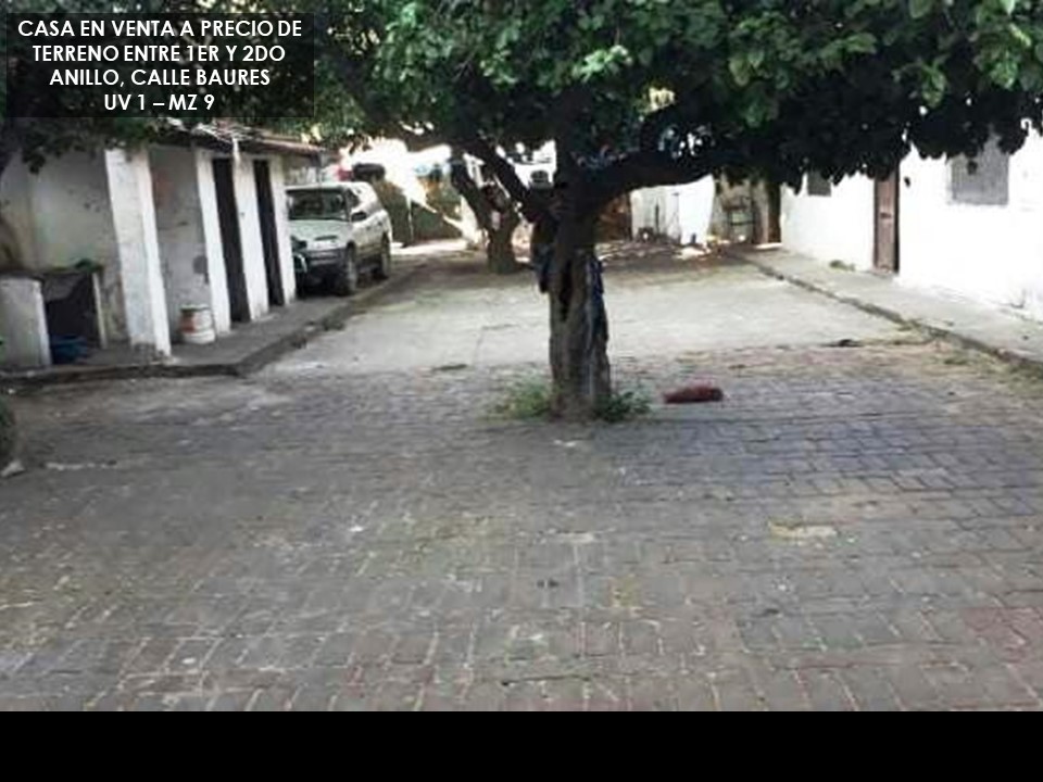 Terreno en VentaEntre 1er y 2do anillo Barrio Maquina Vieja, calle Baures UV 1 – MZ 9    Foto 4