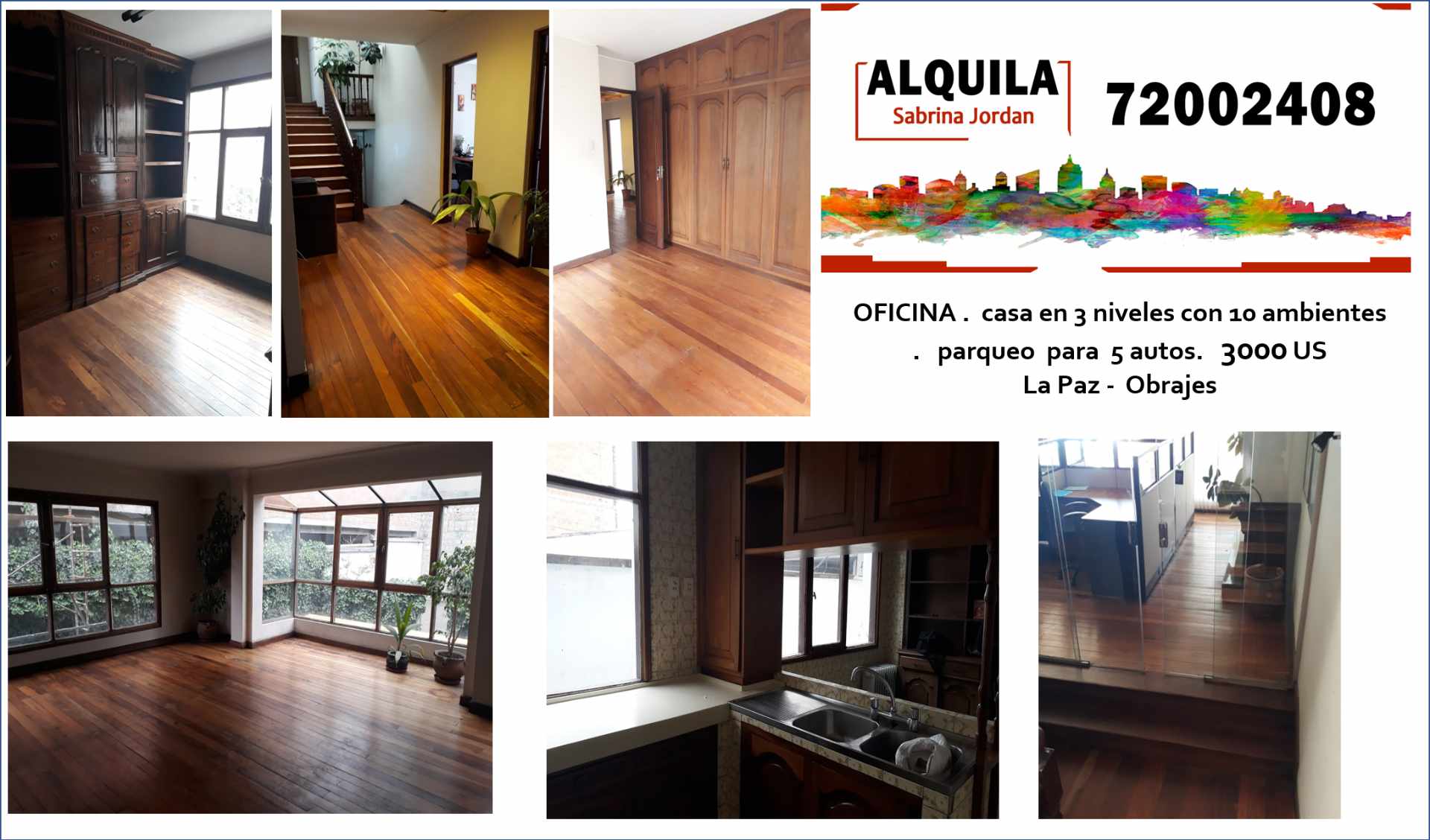 Casa en Obrajes en La Paz 5 dormitorios 3 baños 5 parqueos Foto 1