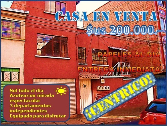 Casa en Villa San Antonio en La Paz 6 dormitorios 4 baños 1 parqueos Foto 1