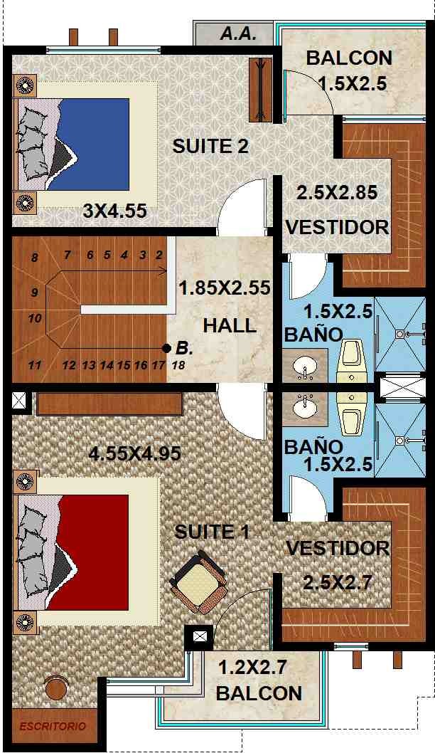Casa en VentaURBANIZACION CERRADA CASA DE CAMPO (Casa de Campo - Club Golf)
 3 dormitorios 3 baños 2 parqueos Foto 21