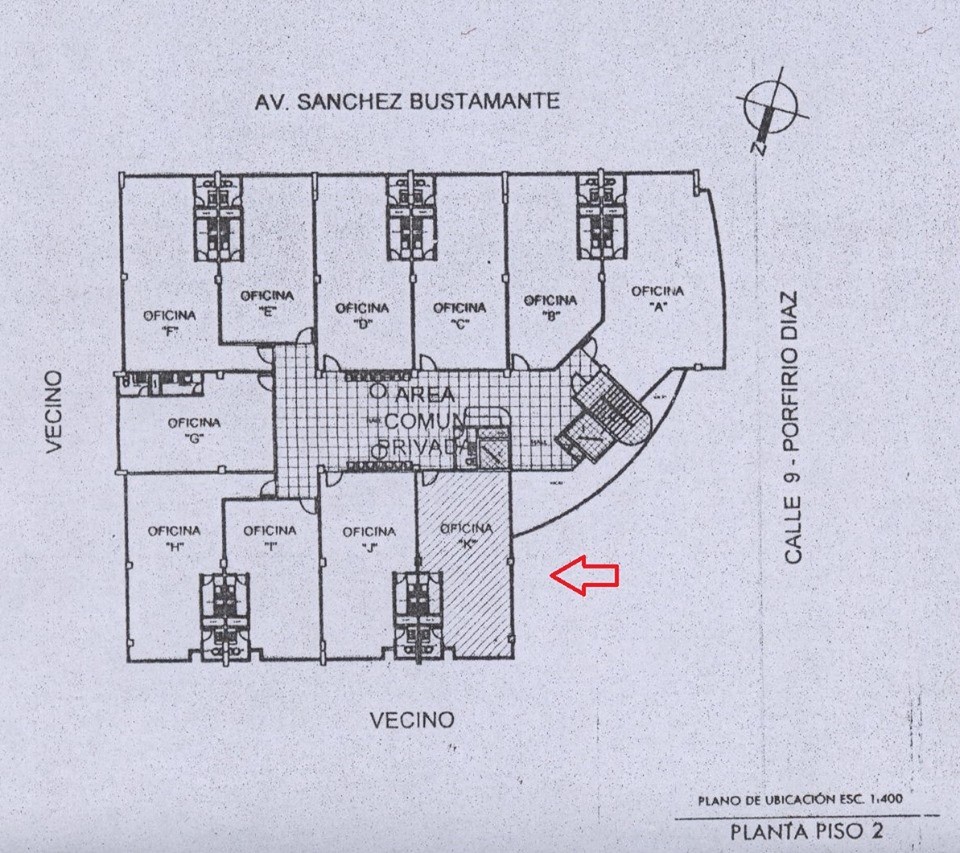 Oficina en VentaEdificio Vitruvio II; Piso 2. Calle 9, 7979 Esq. Sanchez Bustamante (Calacoto) 1 dormitorios 1 baños 1 parqueos Foto 9