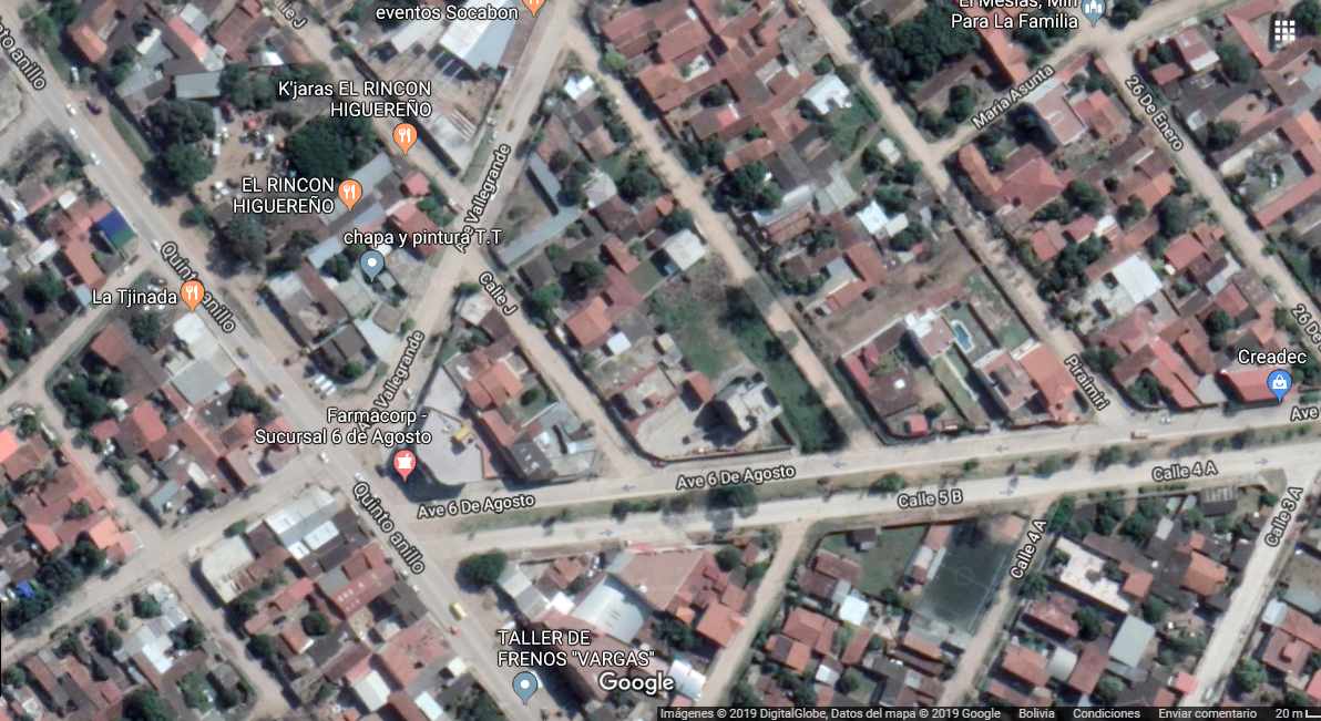 Terreno en VentaAv. 6 de agosto 5to anillo zona La Cuchilla    Foto 2