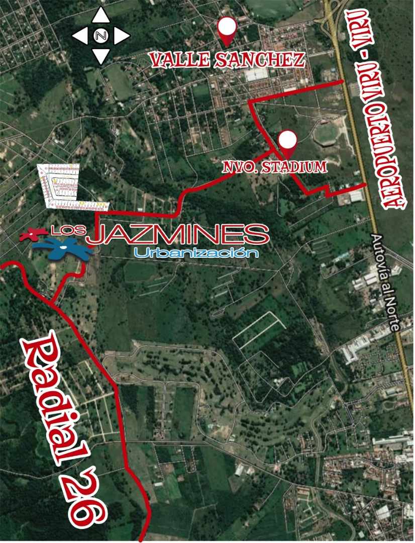 Terreno en VentaTERRENOS EN VENTA ZONA NORTE, URB. LOS  JAZMINES  Foto 1