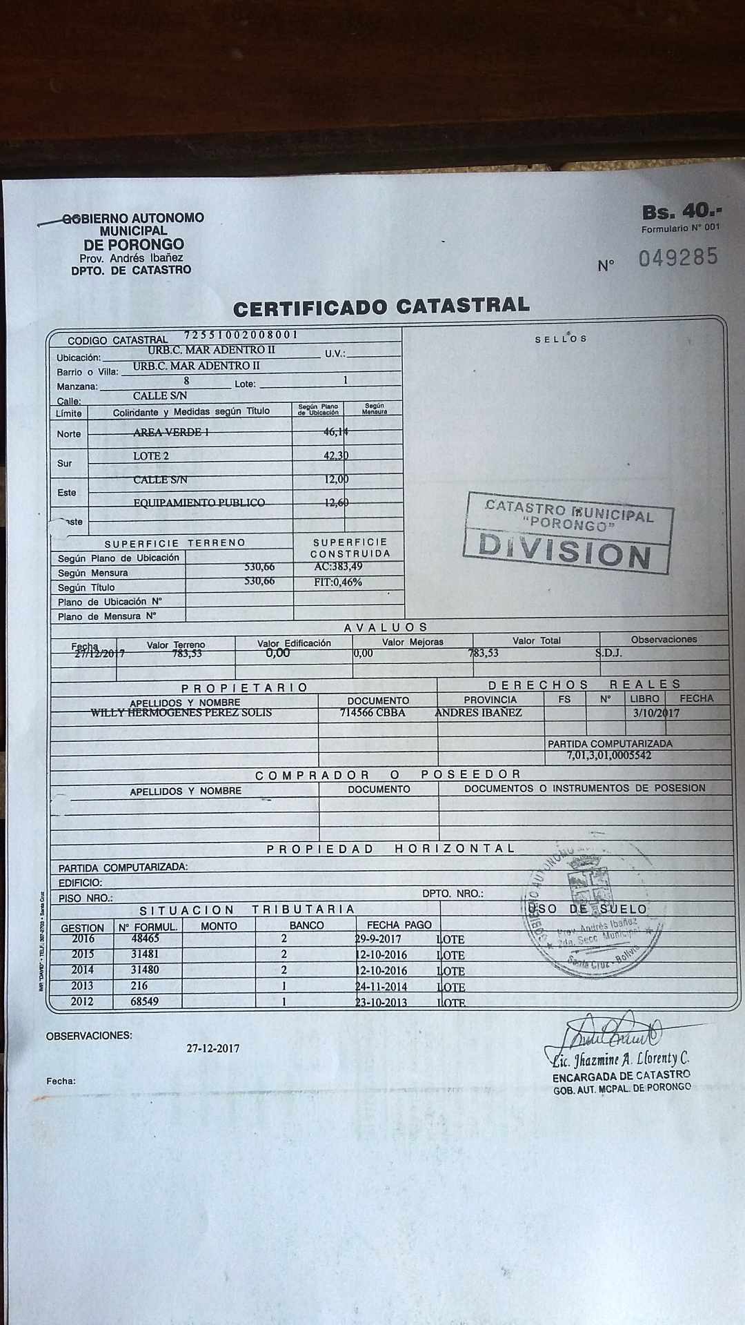 Terreno en Urubó en Santa Cruz de la Sierra    Foto 4