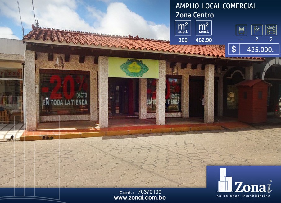 Local comercial en VentaAMPLIO LOCAL COMERCIAL EN LA MEJOR ZONA DEL CENTRO-Santa Cruz   2 baños  Foto 6