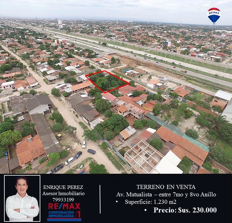 Terreno Av. Mutualista 7mo Anillo - Zona Cambodromo Foto 4