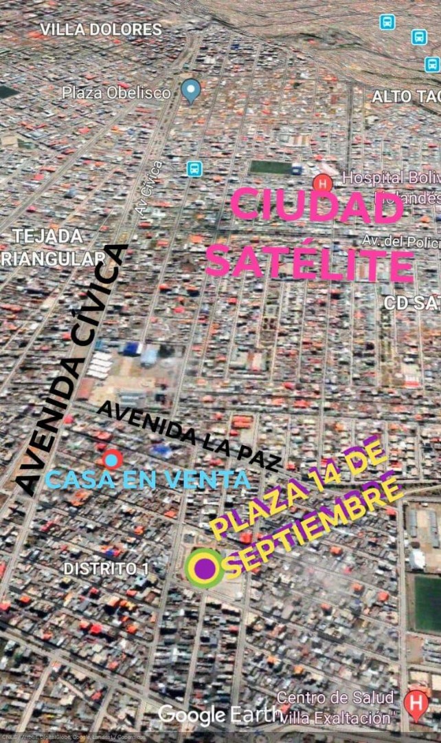 Casa en Ciudad Satélite en El Alto 9 dormitorios 4 baños 5 parqueos Foto 3