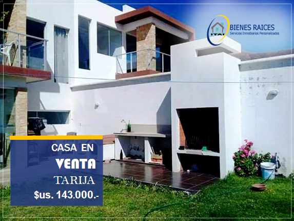 Casa en VentaHERMOSA CASA ESTILO MINIMALISTA, EXCELENTE UBICACIÓN - Ciudad de Tarija, ubicado en la zona Alto Senac. 3 dormitorios 4 baños 2 parqueos Foto 1