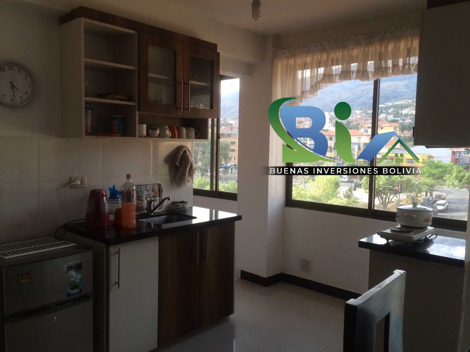 Departamento en Queru Queru en Cochabamba 2 dormitorios 2 baños 1 parqueos Foto 4