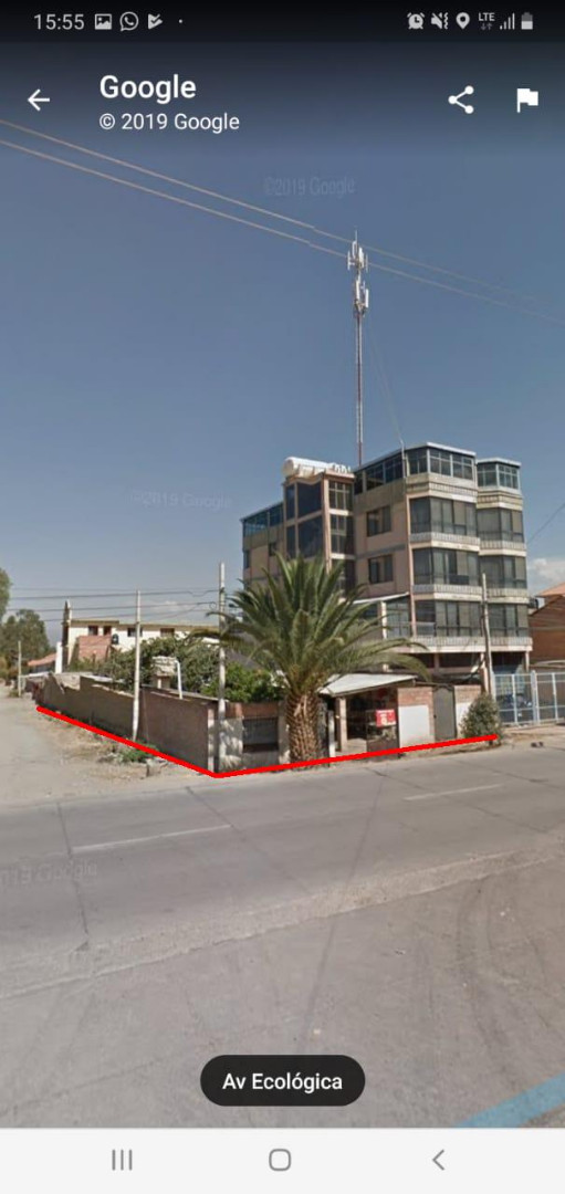 Terreno Av. Ecologica. Foto 2