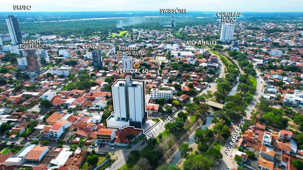 Departamento en AlquilerEN LA MEJOR ZONA DE SANTA CRUZ, AL LADO DE EQUIPETROL NORTE, DEPARTAMENTO 
EN ALQUILER EIFICIO VERTICAL 60 Foto 3