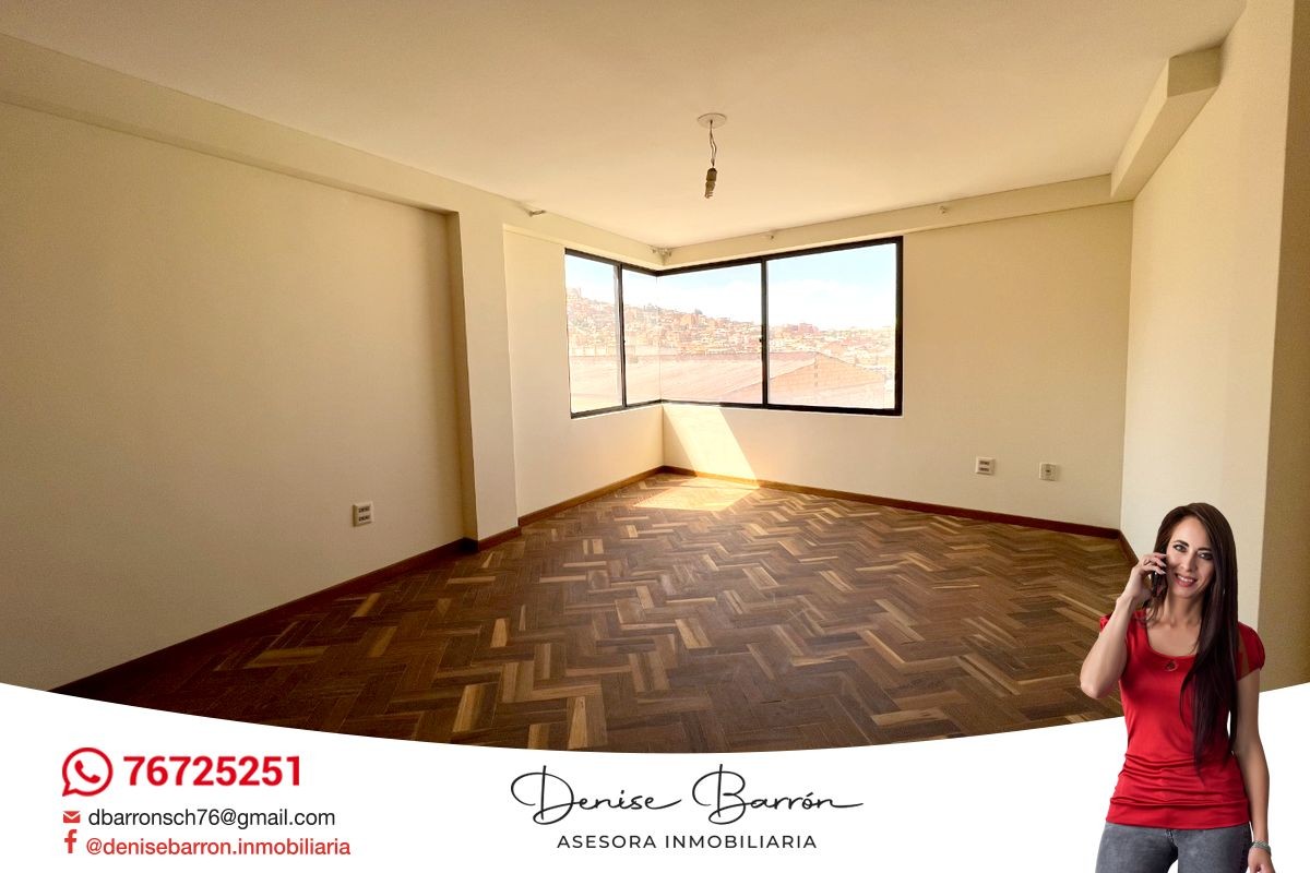 Departamento en Centro en La Paz 3 dormitorios 3 baños 1 parqueos Foto 3