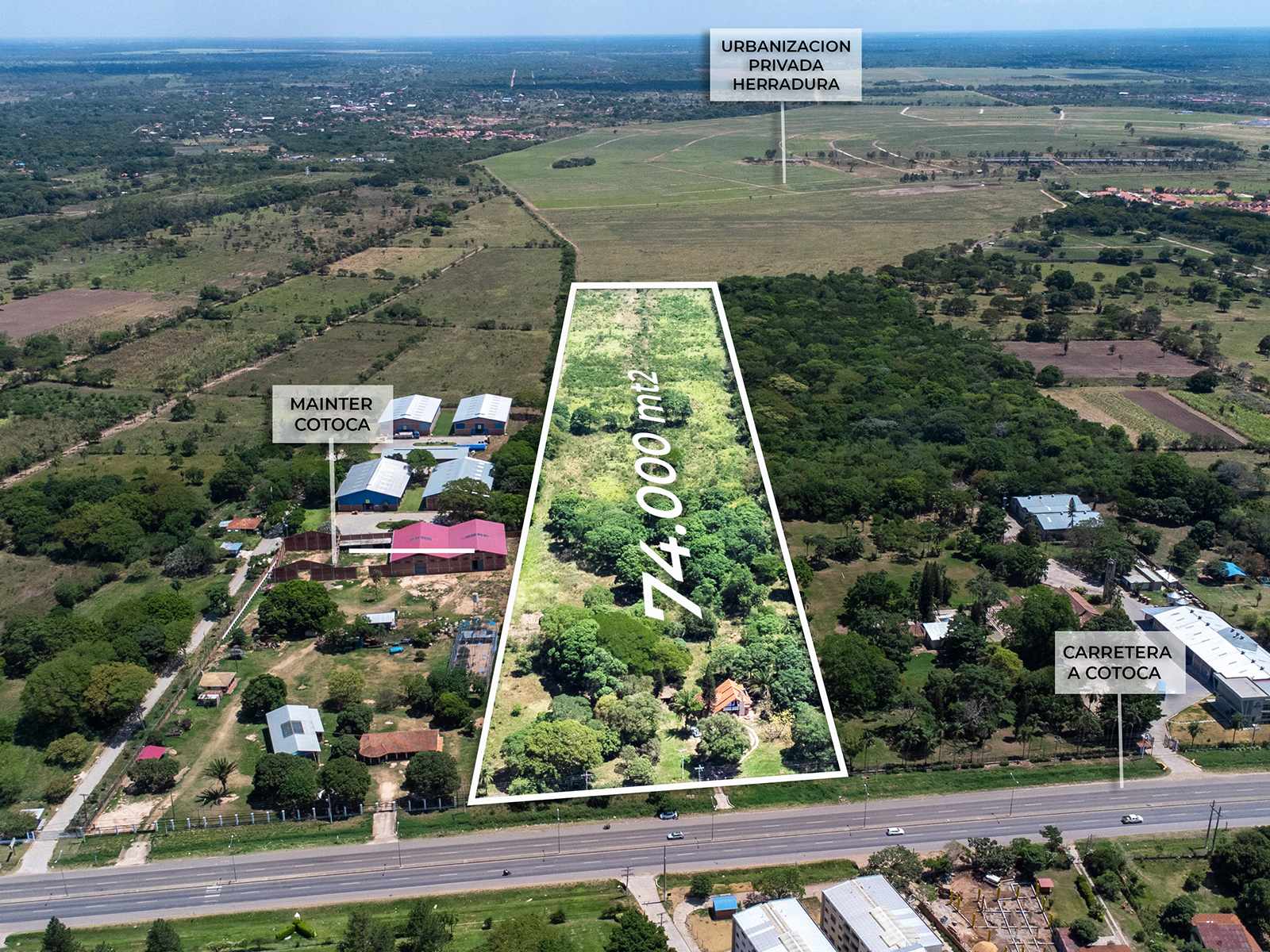 Terreno en VentaSobre la carretera Cotoca Km 12    Foto 13