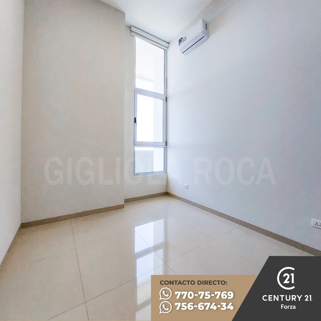 Departamento en AlquilerEN ALQUILER PENTHOUSE COND. CURUPAU ISUTO ZONA NORTE 4TO ANILLO 3 dormitorios 2 baños 2 parqueos Foto 3