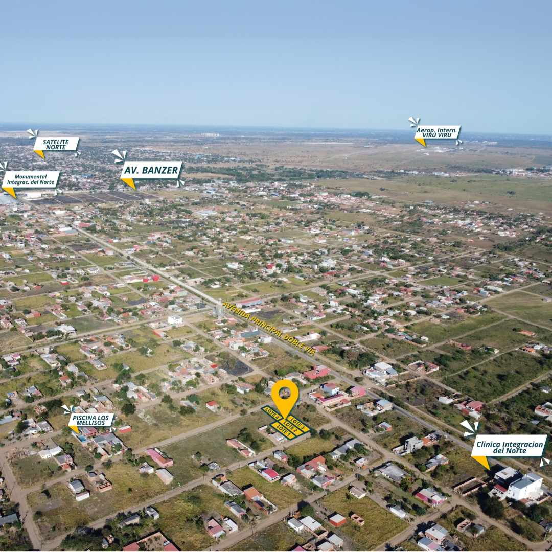 Terreno en Venta📍Zᴏɴᴀ Nᴏʀᴛᴇ
Uʀʙ. Iɴᴛᴇɢʀᴀᴄɪᴏɴ ᴅᴇʟ Nᴏʀᴛᴇ II Foto 3