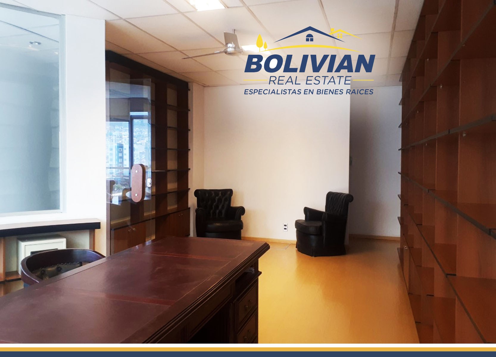 Oficina en Calacoto en La Paz 3 dormitorios 2 baños 1 parqueos Foto 3