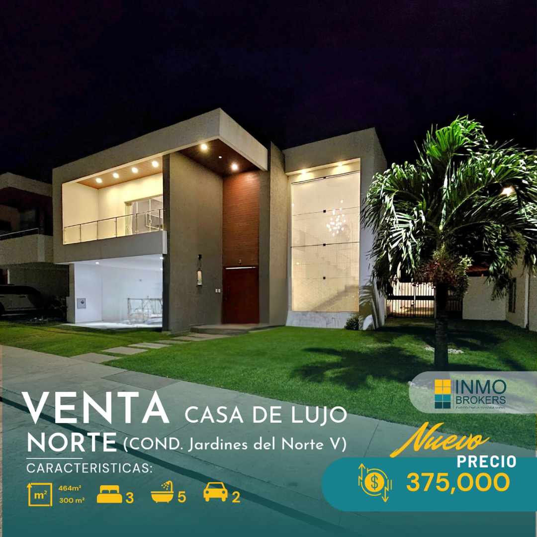 Casa en VentaZONA NORTE
Condominio Jardines del Norte 5
Av. Banzer 8vo. Anillo 4 dormitorios 5 baños 4 parqueos Foto 1