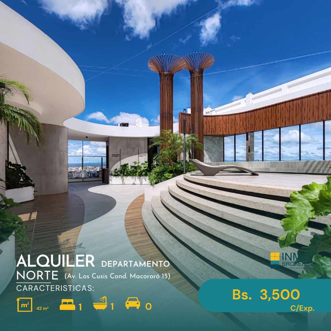Departamento en AlquilerAv. Los Cusis
Condominio Macororo 15 Foto 1