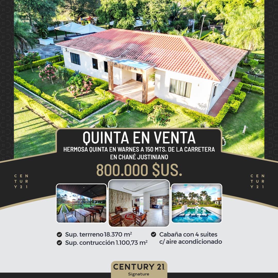 Quinta propiedad agrícola ¡OPORTUNIDAD DE INVERSIÓN! ESPECTACULAR QUINTA EN WARNES  Foto 1