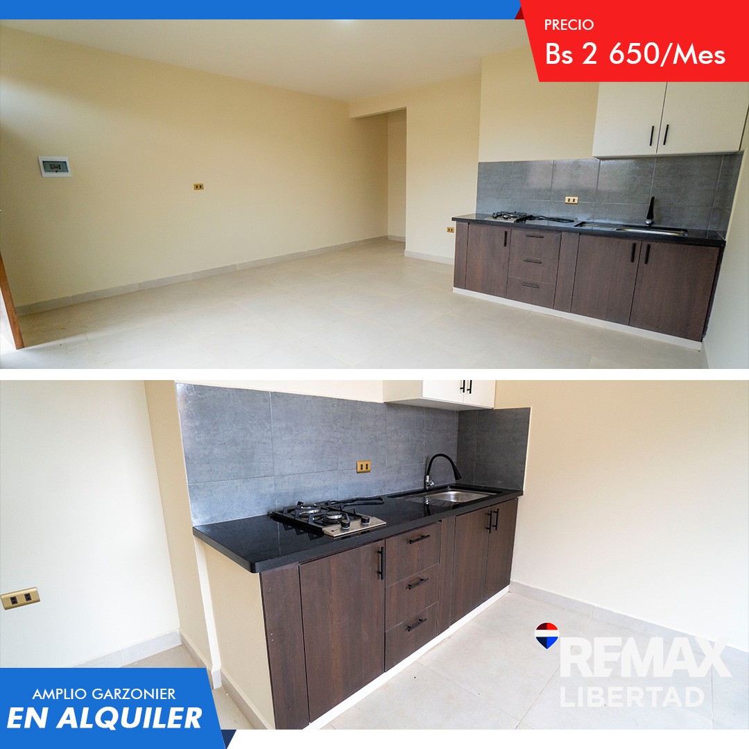Departamento en AlquilerC. ISMAEL CESPEDES entre c. CHIMANE y c. LUIS MONTANO 1 dormitorios 1 baños 1 parqueos Foto 4