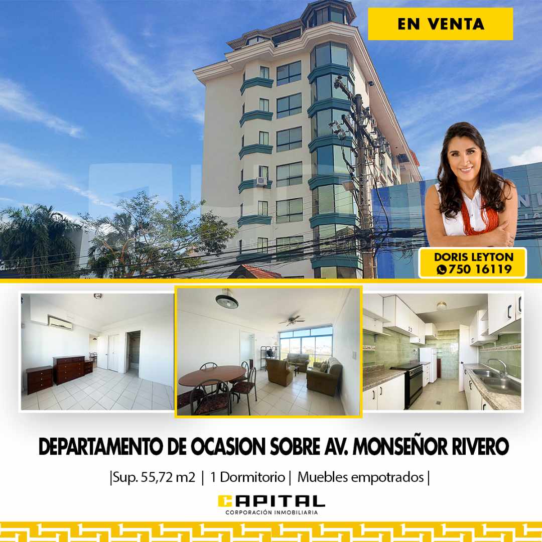 Departamento en VentaVENDO EN $US 20.000 DEPARTAMENTO SOBRE AVENIDA MONSEÑOR RIVERO Foto 1