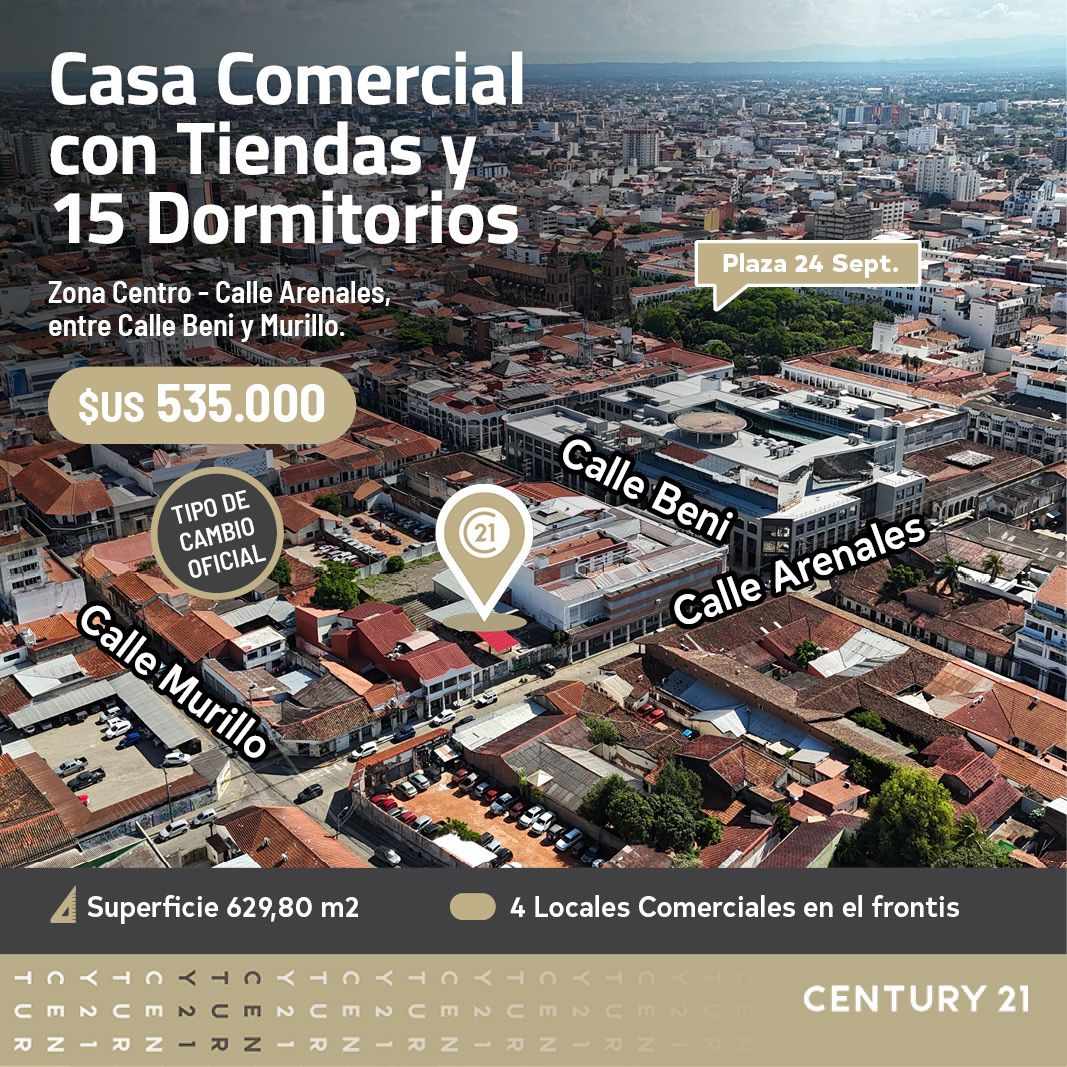 Casa  Calle Arenales, entre Calle Beni y Murillo CENTRO LOCAL COMERCIAL Foto 8